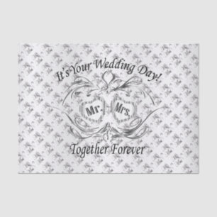 It's Your Wedding Day - Silver Tissue Paper