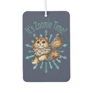 It's Zoomie Time Norwegian Forest Cat Car Air Freshener