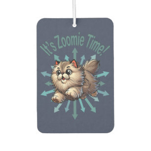 It's Zoomie Time Persian Cat Car Air Freshener