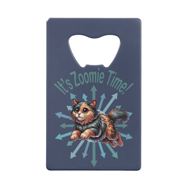It's Zoomie Time Tortoise Shell Cat (Front)