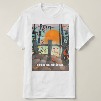 Itsukushima Japan travel poster T-Shirt