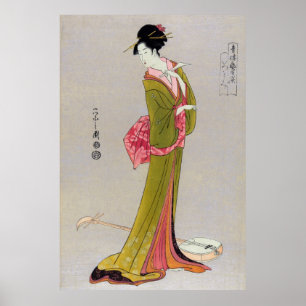 Itsutomi (1793) by Eishi Hosoda 1756-1829 Poster