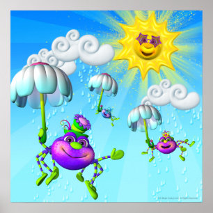 Itsy Bitsy Spider 18x18 Poster