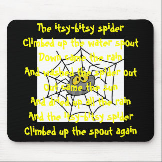 Itsy-Bitsy Spider, Children's Mouse Pad