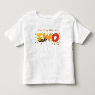 Itsy Bitsy Spider Second Birthday Custom T-shirt