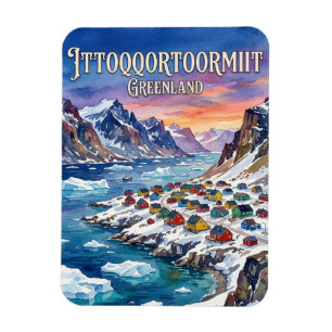 Ittoqqortoormiit Village Greenland Magnet