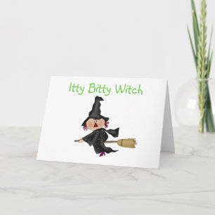 Itty Bitty Witch Tshirts and Gifts Card