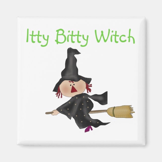 Itty Bitty Witch Tshirts and Gifts Magnet (Front)