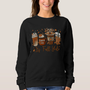 Itu2019s Fall Yu2019all Welsh Terrier Dog Coffee P Sweatshirt