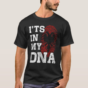 Itu2019s In My DNA Albanian Fingerprint Proud Alba T-Shirt