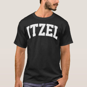 Itzel Name Family Vintage Retro Sports Arch T-Shirt