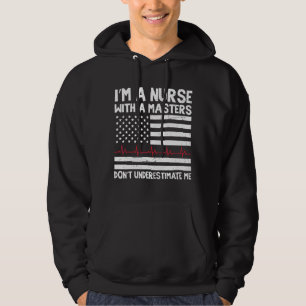 Iu2019m A Nursre With A Masters Nurse Day Mum Hoodie