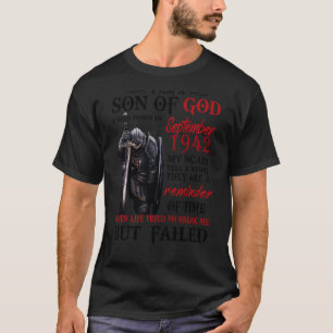 Iu2019m A Son Of God I Was Born In September 1942 T-Shirt