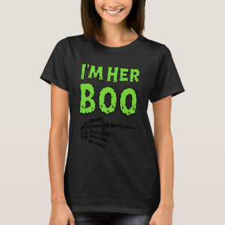 Iu2019m Her Boo Iu2019m His Ghoul Halloween Couple T-Shirt