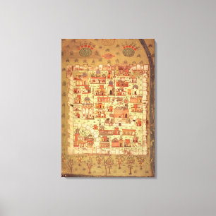 IUK T.5964 View of Diyarbakir Canvas Print