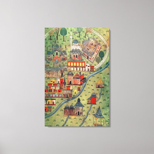 IUK T.5964 View of Eskisehir Canvas Print (Front)