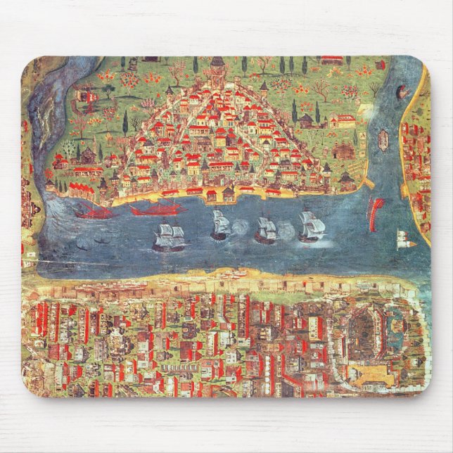 IUK T.5964 View of Istanbul Mouse Mat (Front)
