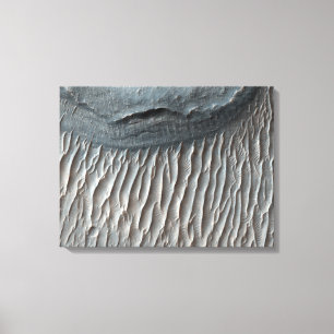 Ius Chasma, a large canyon on Mars Canvas Print