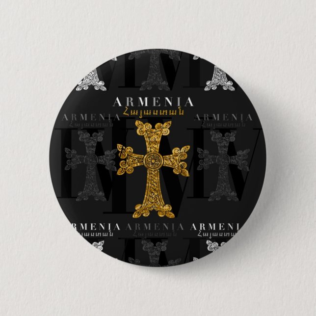 IV - Armenia 6 Cm Round Badge (Front)