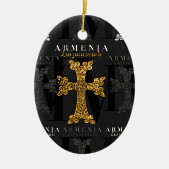 IV - Armenia Ceramic Tree Decoration (Front)