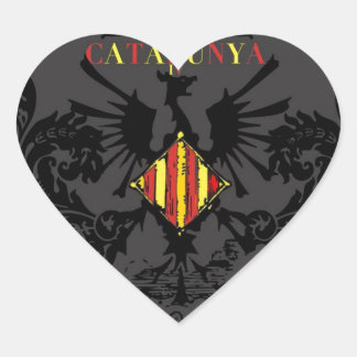 IV CATALUNYA HEART STICKER
