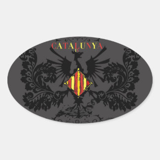 IV CATALUNYA OVAL STICKER
