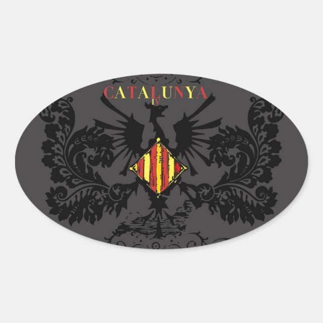 IV CATALUNYA OVAL STICKER (Front)
