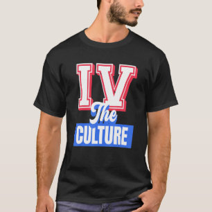 Iv Culture Black Girl Melanin Women Men Afro Ameri T-Shirt