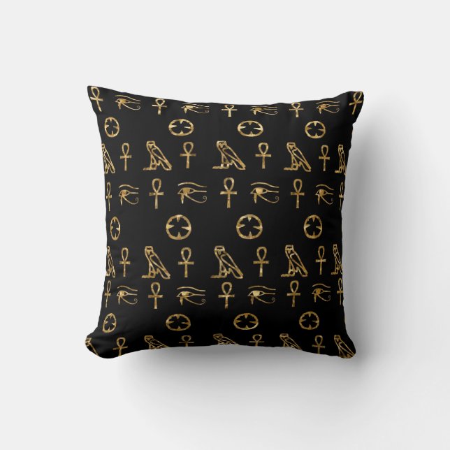 IV - EGYPT Print Blanket Cushion (Front)