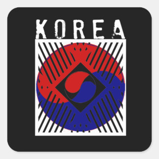 IV - Korea Square Sticker
