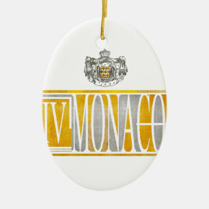 IV  MONACO CERAMIC TREE DECORATION