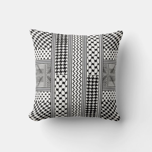 IV - Palestine Kaffiyeh Pillow (Front)