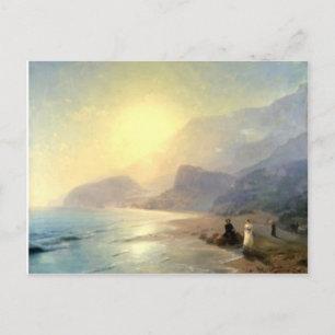 Ivan Aivazovsky- Pushkin and Countess Raevskaya Postcard