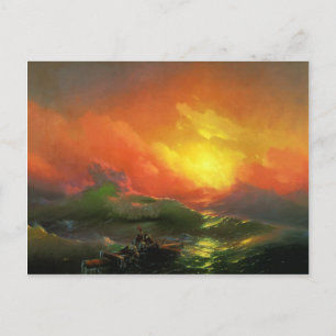 Ivan Aivazovsky- The Ninth Wave Postcard