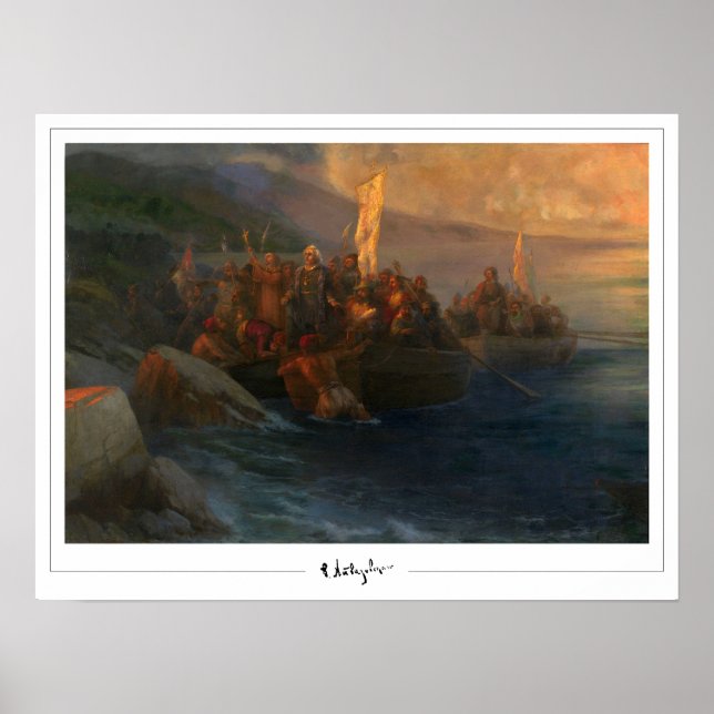 Ivan Aivazovsky Zedign Art Poster #142 (Front)