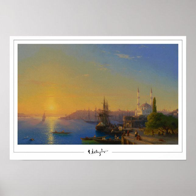 Ivan Aivazovsky Zedign Art Poster #197 (Front)