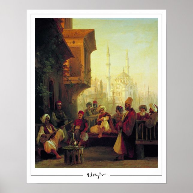 Ivan Aivazovsky Zedign Art Poster #221 (Front)