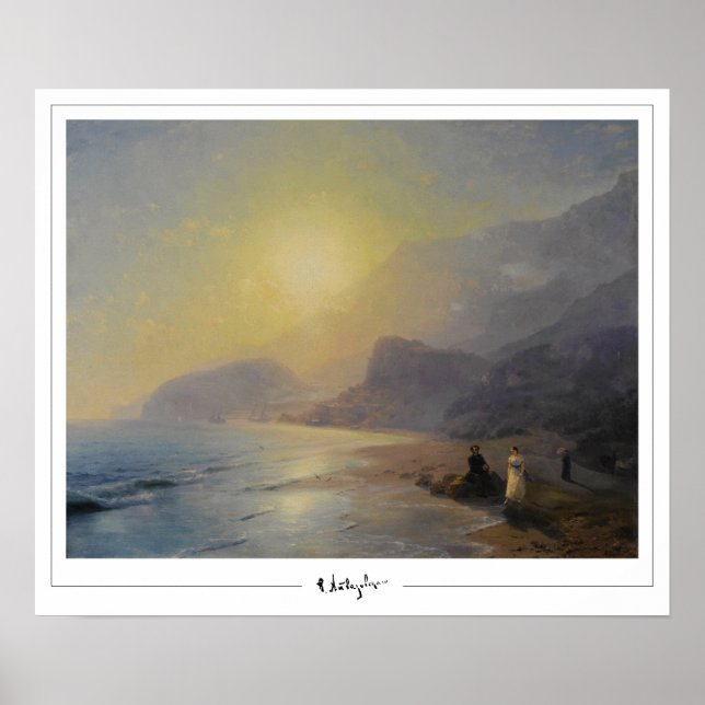 Ivan Aivazovsky Zedign Art Poster #269 (Front)
