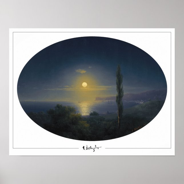 Ivan Aivazovsky Zedign Art Poster #362 (Front)