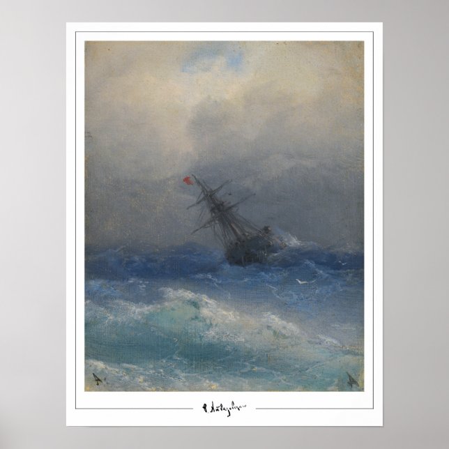 Ivan Aivazovsky Zedign Art Poster #470 (Front)