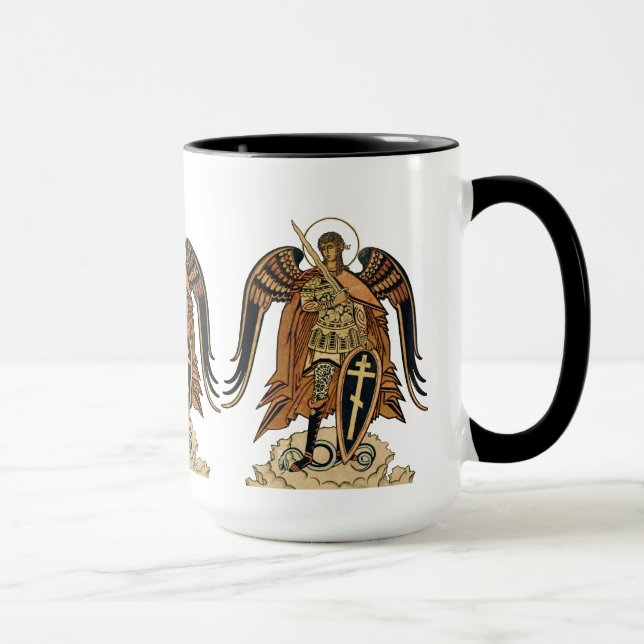Ivan Bilibin Archangel Michael CC0607 Coffee Mug (Right)