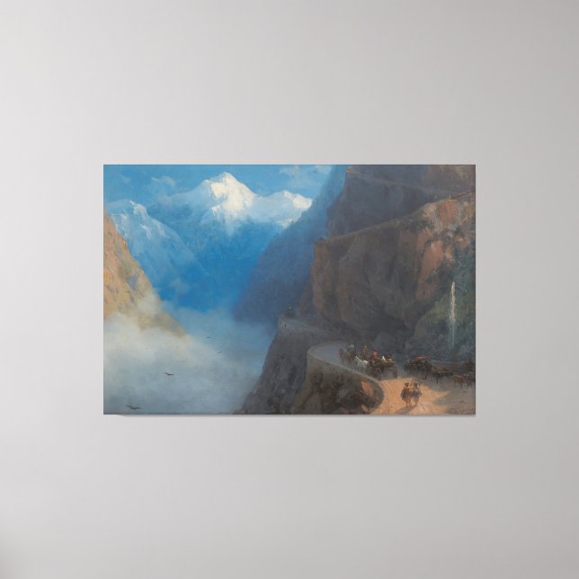 Ivan Konstantinovich Aivazovsky - From Mleta  Canvas Print (Front)
