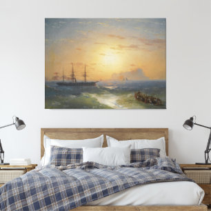 Ivan Konstantinovich Aivazovsky - Shipping Canvas Print