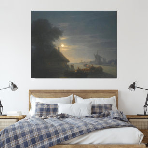 Ivan Konstantinovich Aivazovsky - Two Ships At Sea Canvas Print