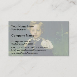 Ivan Kramskoy- Portrait of Sergei Kramskoy Business Card