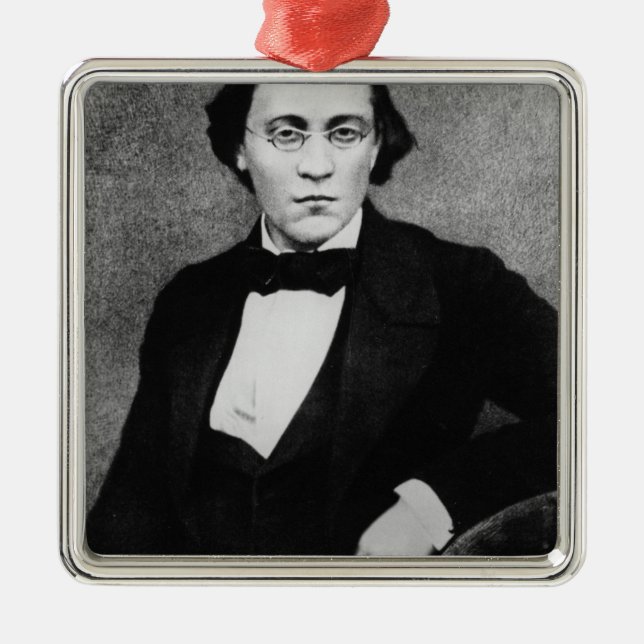 Ivan Sergeevich Turgenev Metal Tree Decoration (Front)