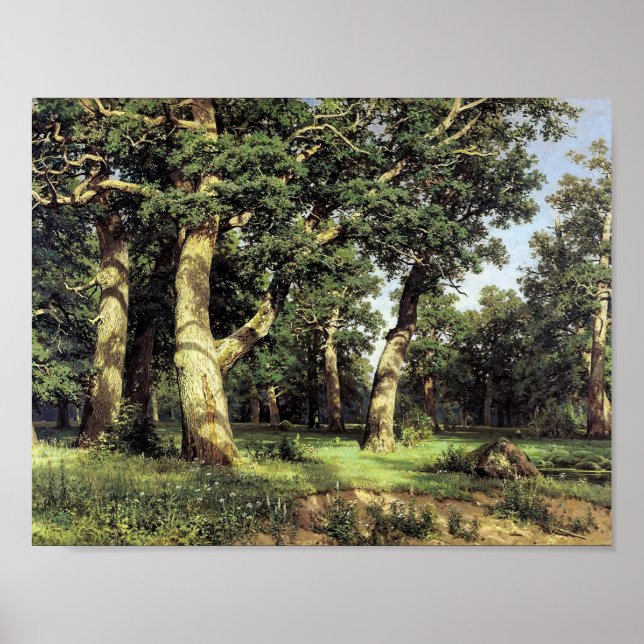 Ivan Shishkin- Oak Grove Poster (Front)