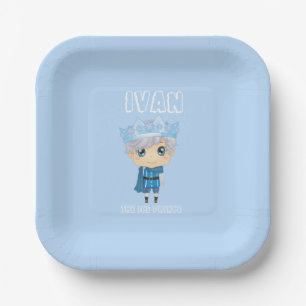 Ivan the ice prince paper plate