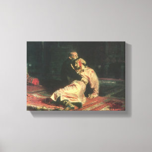 Ivan The Terrible And His Son Canvas Print