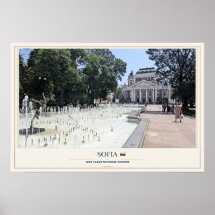 Ivan Vazov Theatre in Sofia Poster